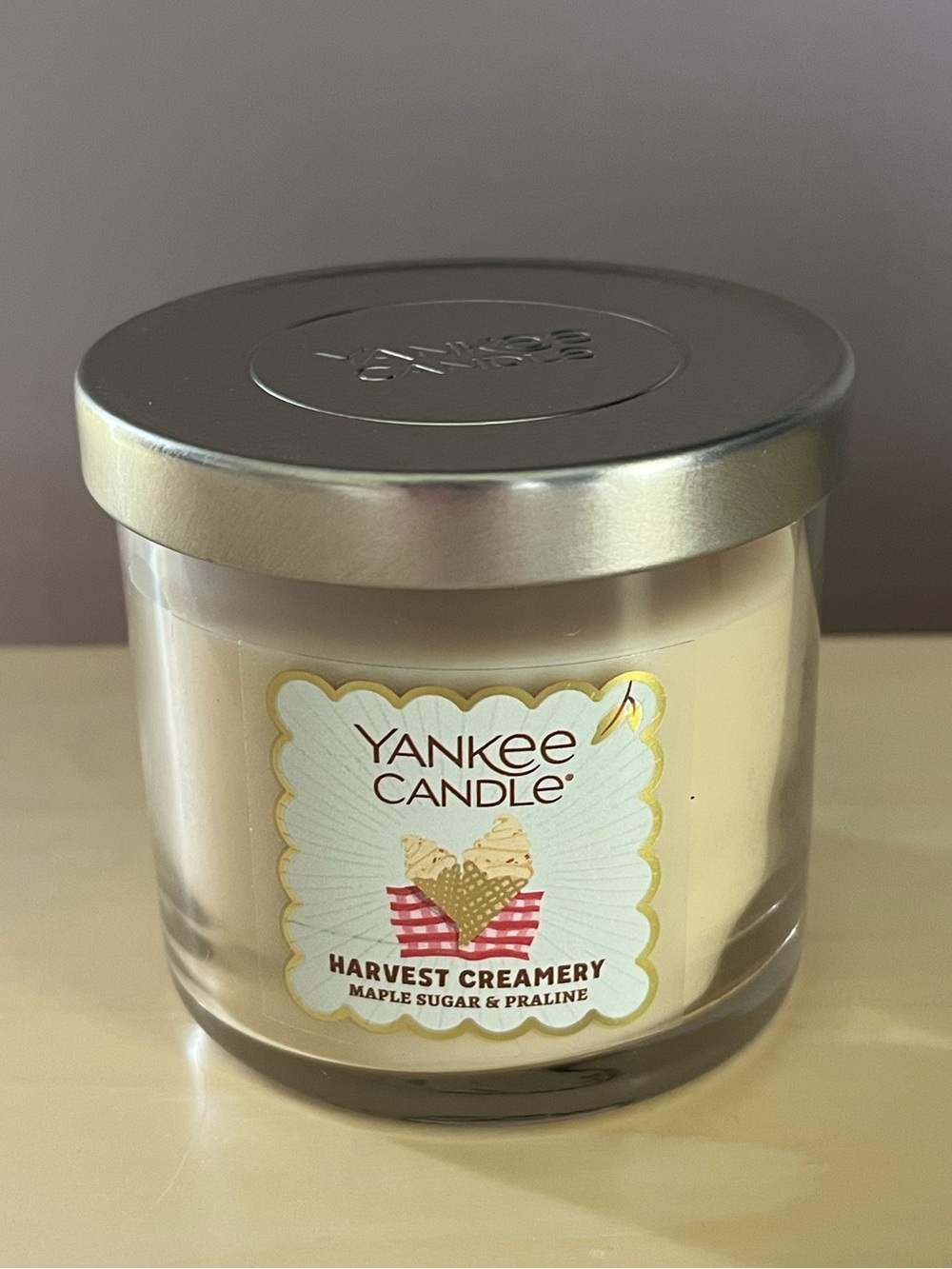 New Yankee Candle Harvest Creamery Small Tumbler Candle
